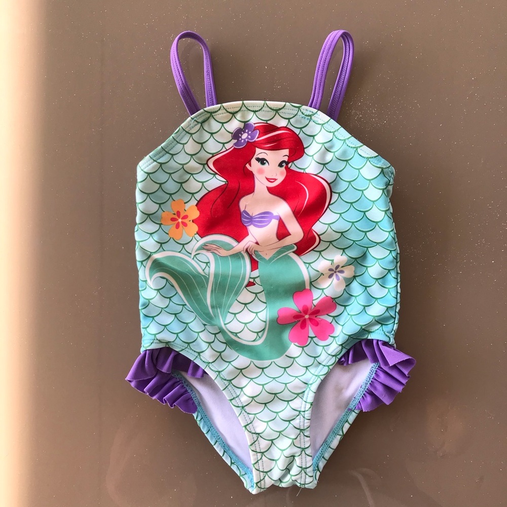 Disney little mermaid bathing suit 12 months